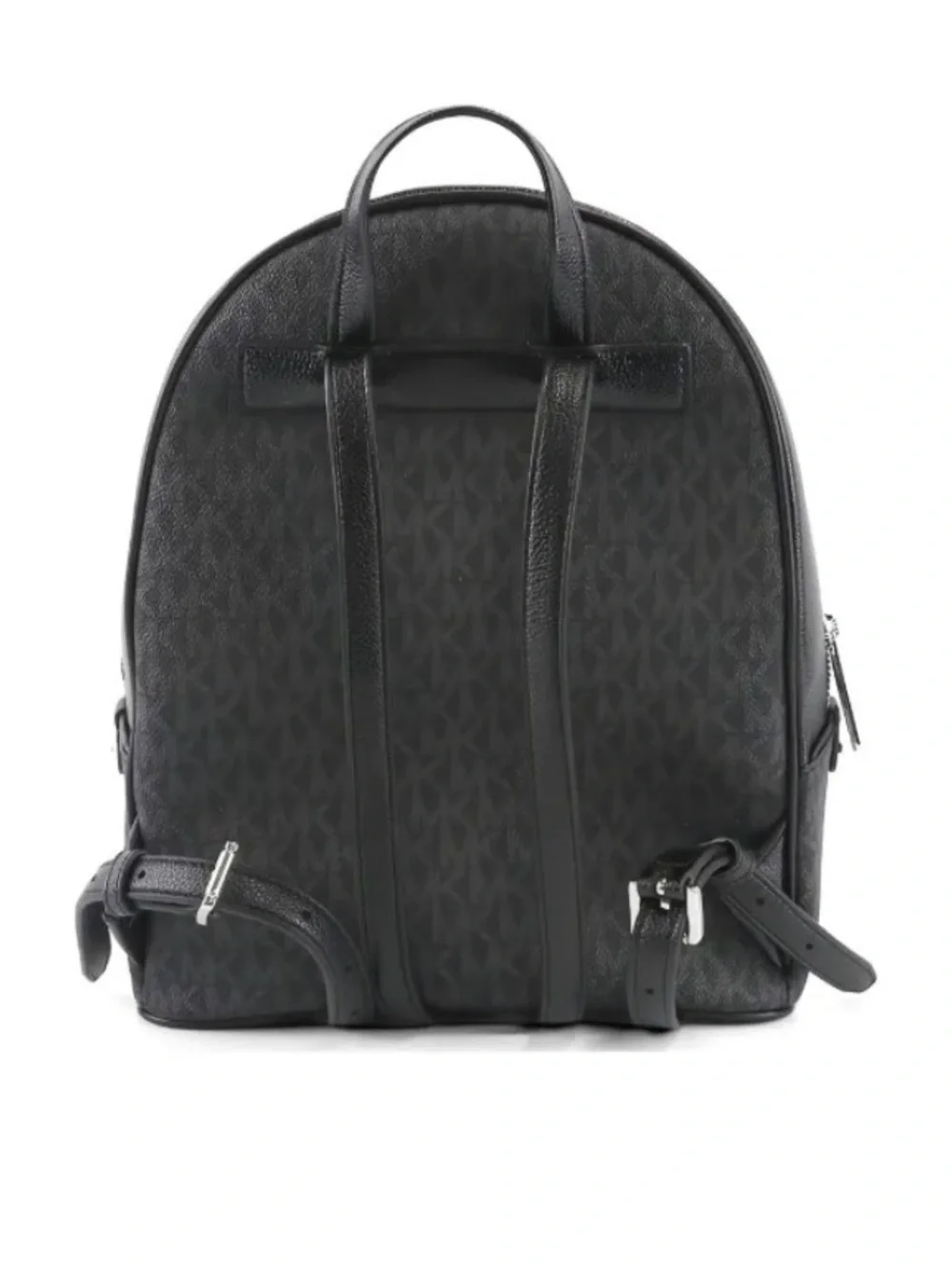 Michael Kors Black Abbey Jet Set Leather Backpack